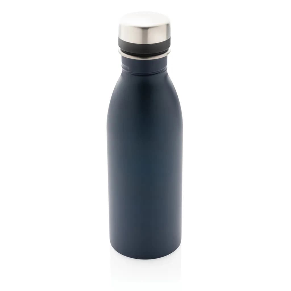 Deluxe Wasserflasche aus RCS recyceltem Stainless-Steel - navy blau