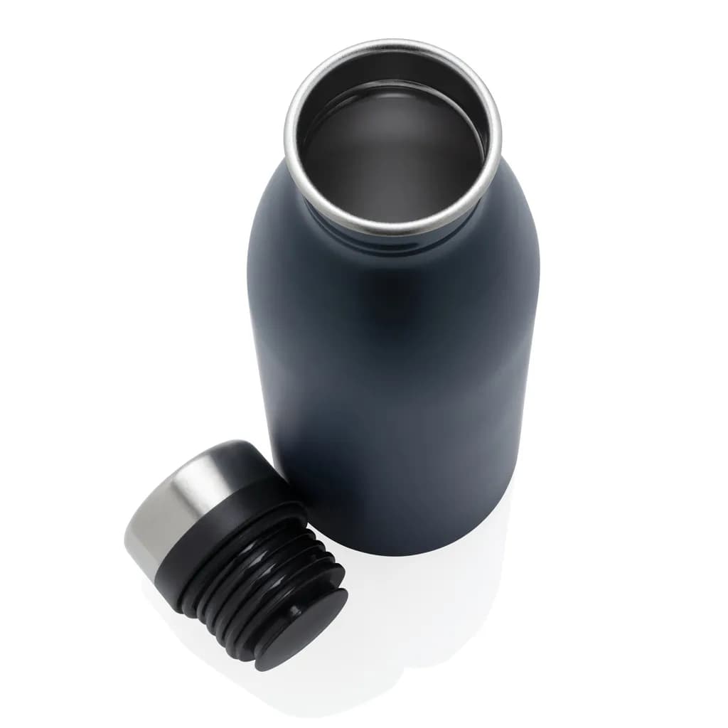 Deluxe Wasserflasche aus RCS recyceltem Stainless-Steel - navy blau