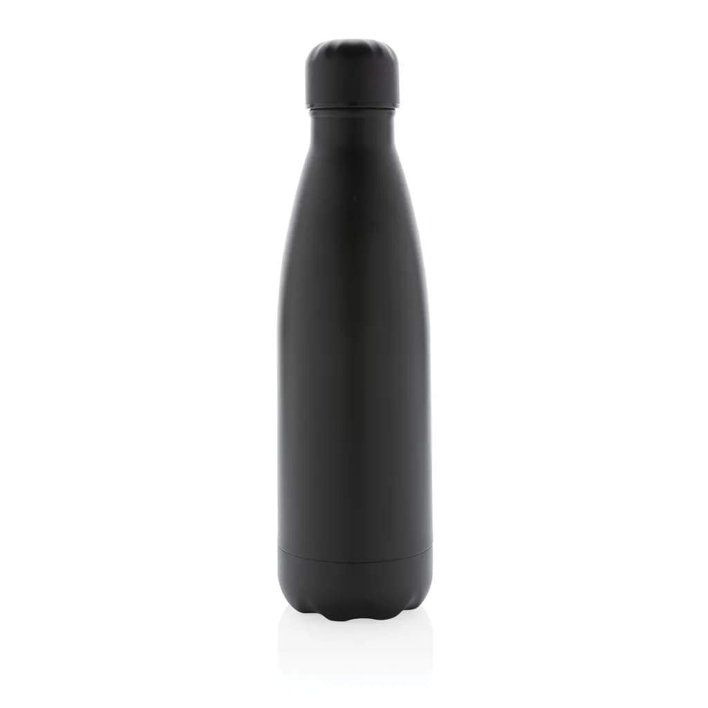 Einfarbige Vakuumisolierte Stainless Steel Flasche - schwarz