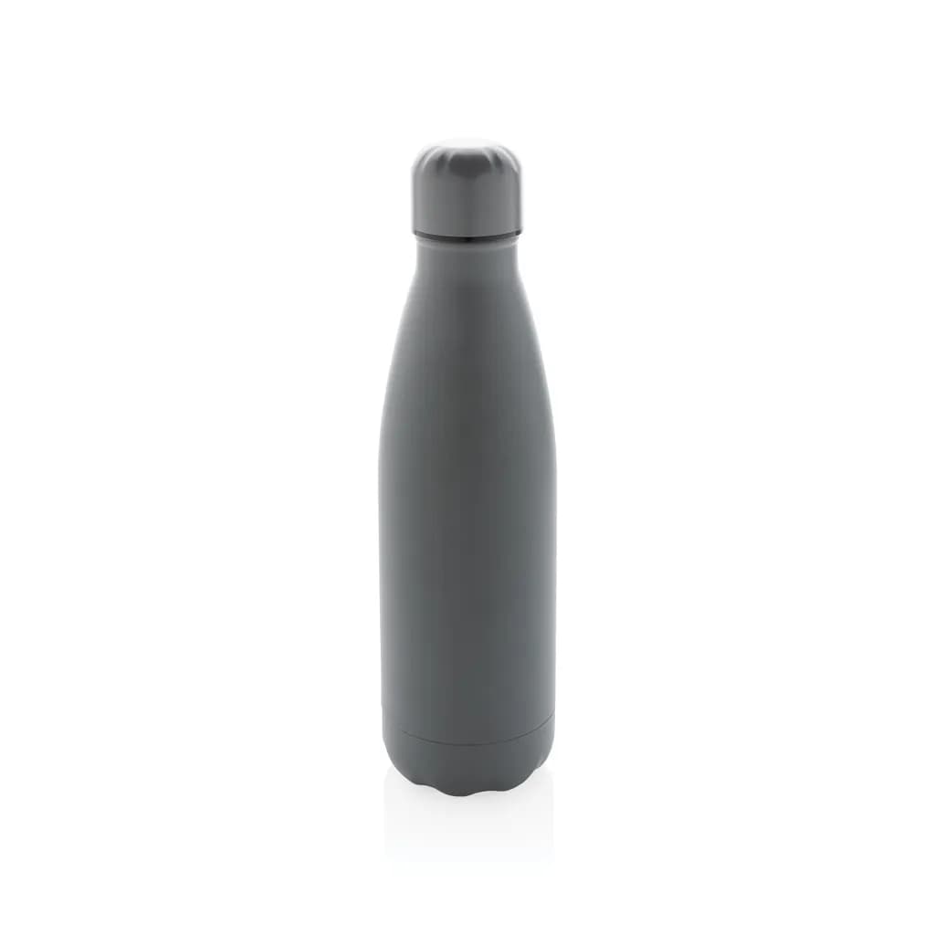 Einfarbige Vakuumisolierte Stainless Steel Flasche - grau