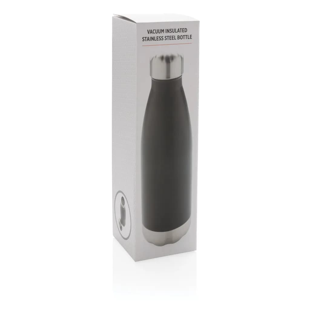 Vakuumisolierte Stainless Steel Flasche - schwarz