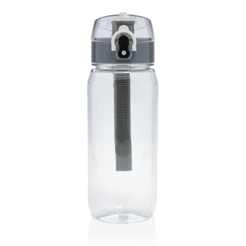 Yide RCS rPET verschließbare Wasserflasche 600ml - transparent