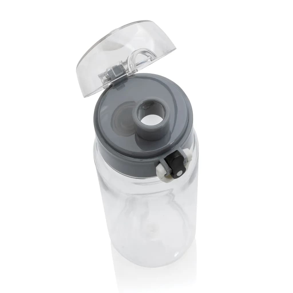 Yide RCS rPET verschließbare Wasserflasche 600ml - transparent