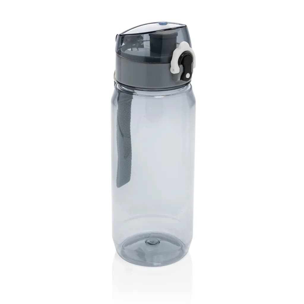 Yide RCS rPET verschließbare Wasserflasche 600ml - schwarz