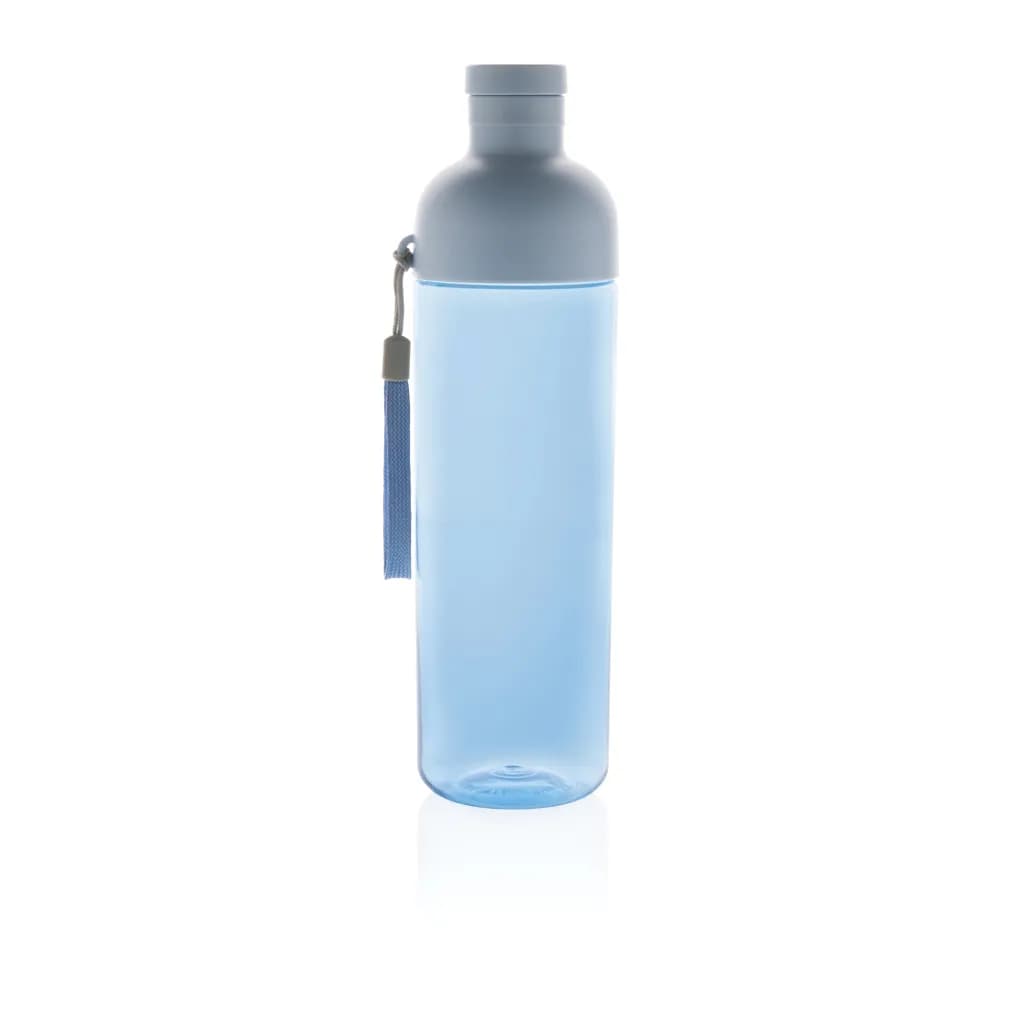Impact auslaufsichere Wasserflasche aus RCS recyc. PET 600ml - blau