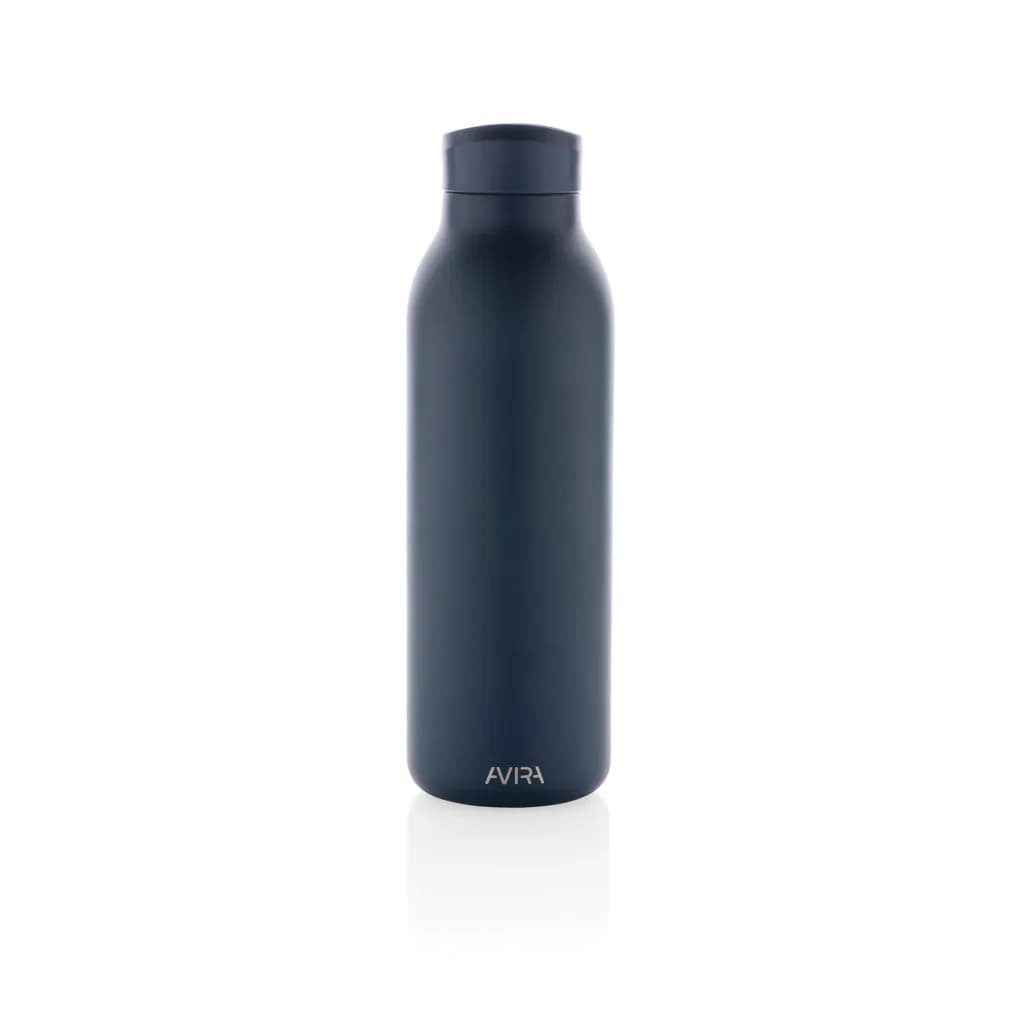Avira Avior RCS recycelte Stainless-Steel Flasche 500ml - navy blau