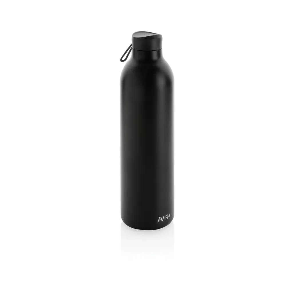 Avira Avior RCS recycelte Stainless-Steel Flasche 1L - schwarz