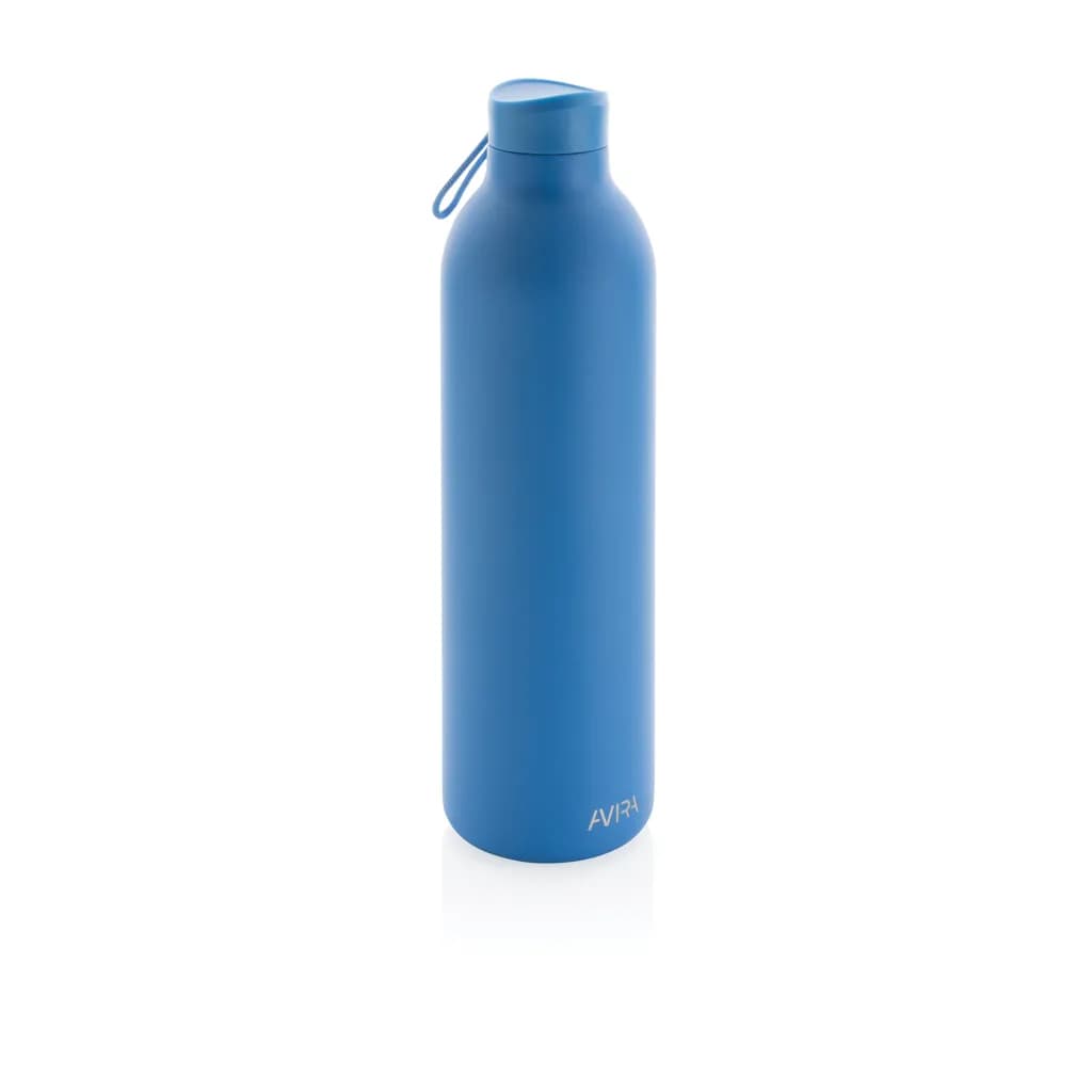 Avira Avior RCS recycelte Stainless-Steel Flasche 1L - blau