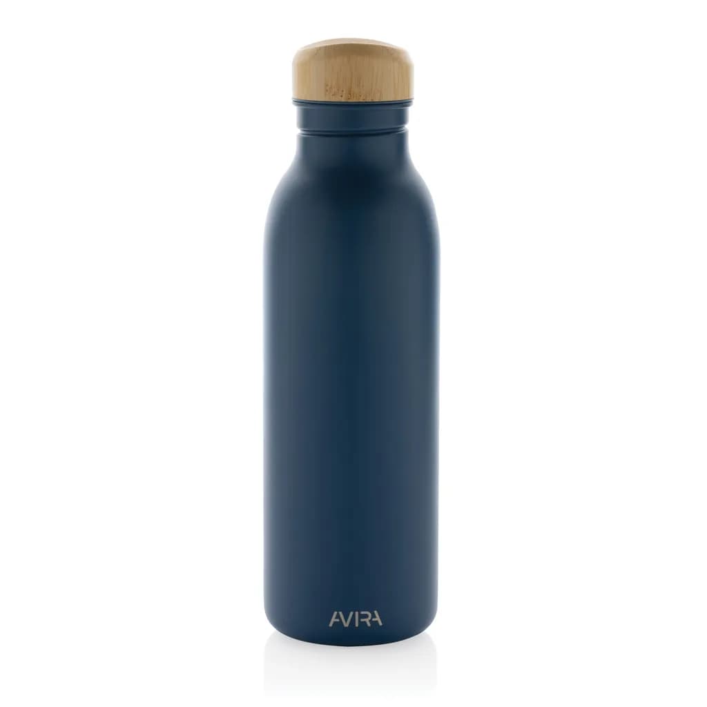 Avira Alcor 600ml Wasserflasche aus RCS rec. Stainless-Steel - navy blau