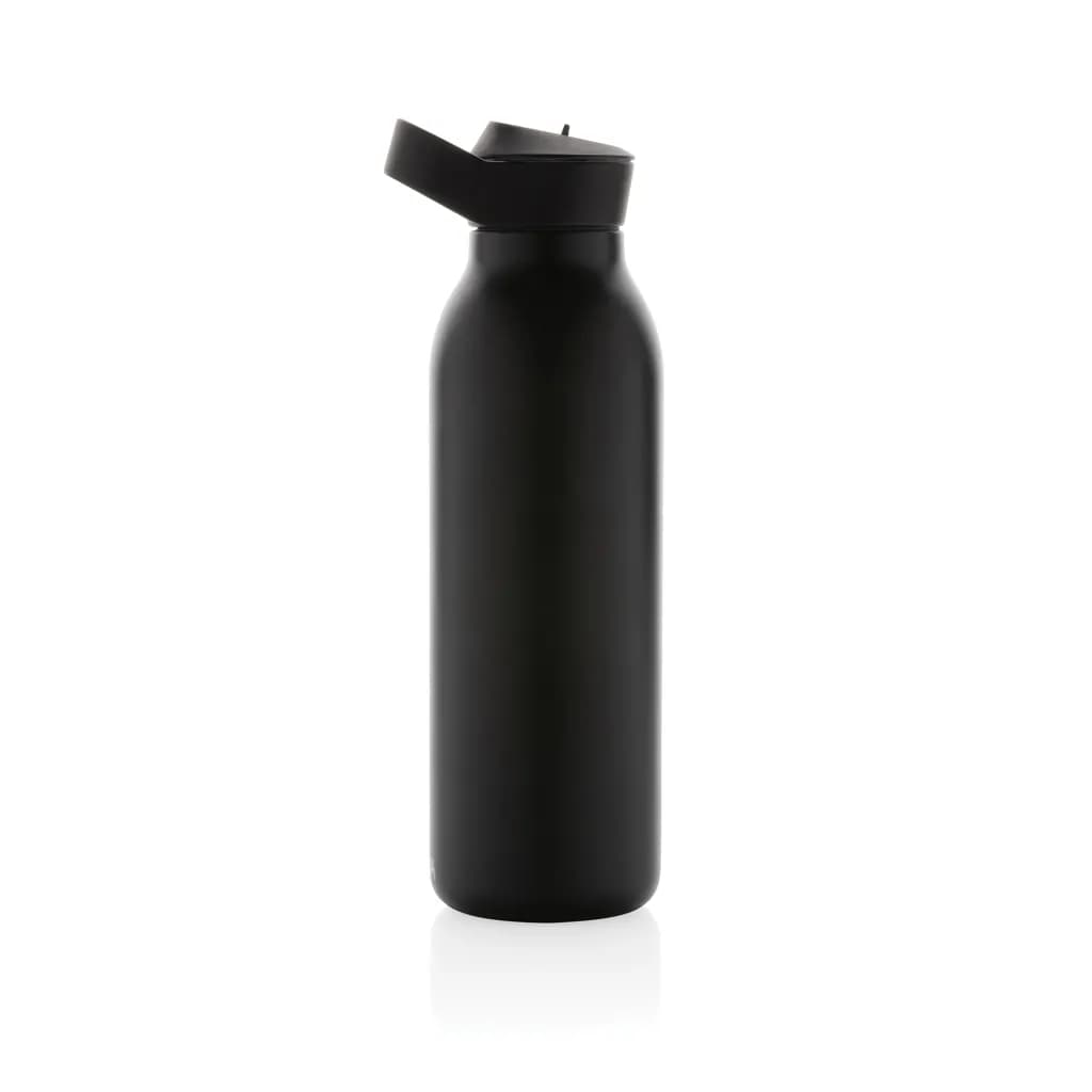 Avira Ara RCS Re-Steel Fliptop Wasserflasche 500ml - schwarz