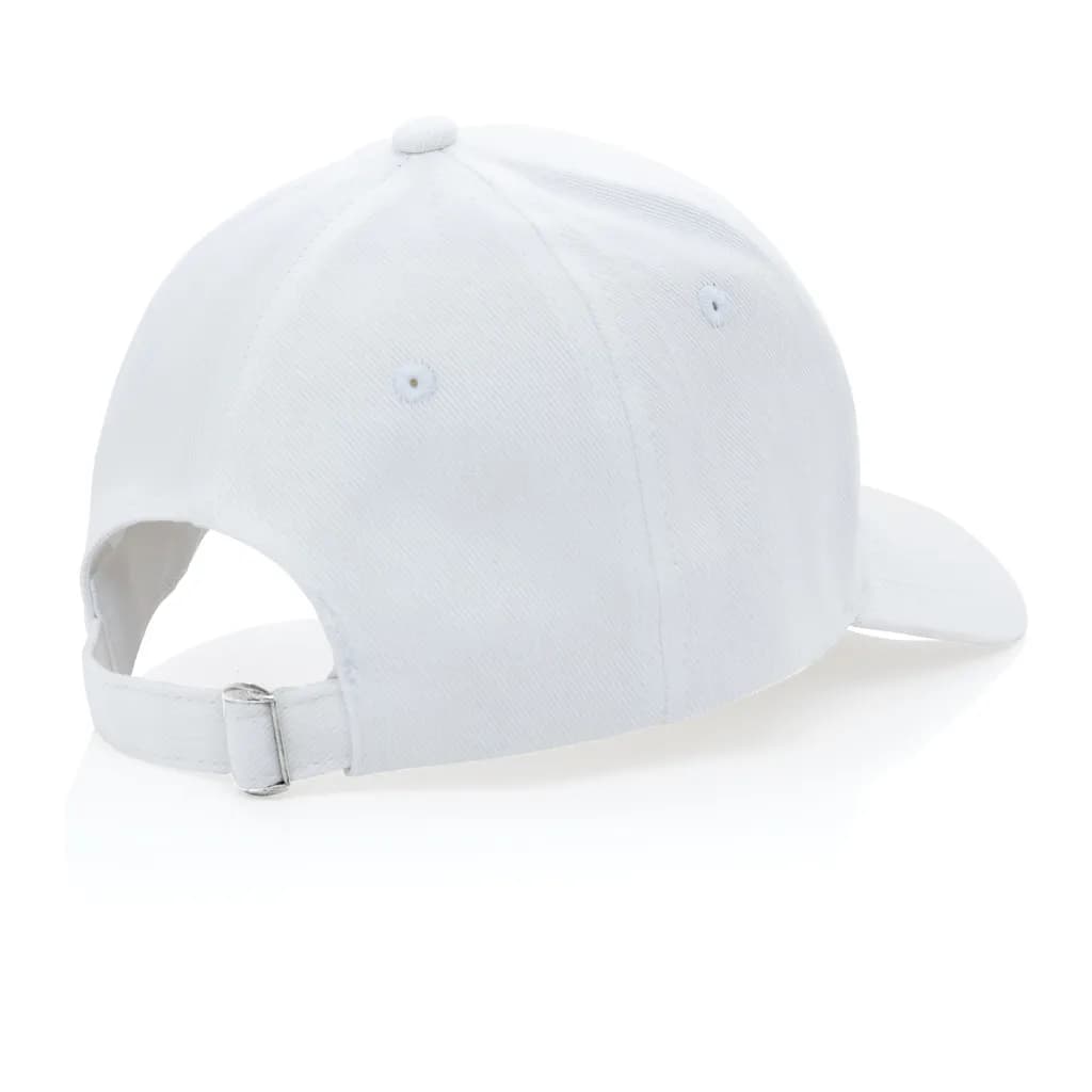 Impact 6 Panel Kappe aus 280gr rCotton mit AWARE™ Tracer - weiß