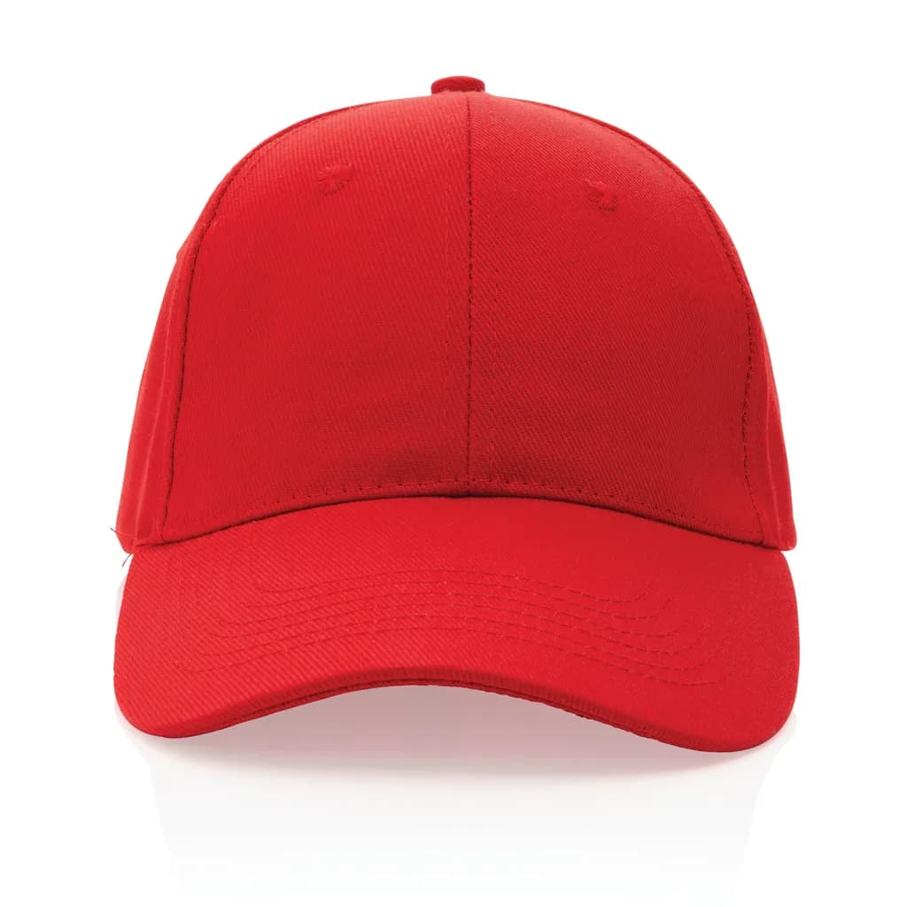 Impact 6 Panel Kappe aus 280gr rCotton mit AWARE™ Tracer - rot