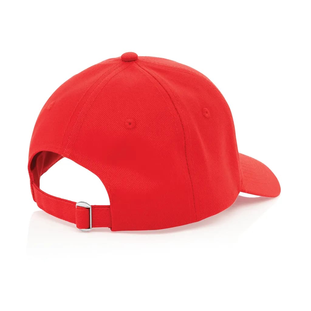 Impact 6 Panel Kappe aus 280gr rCotton mit AWARE™ Tracer - rot