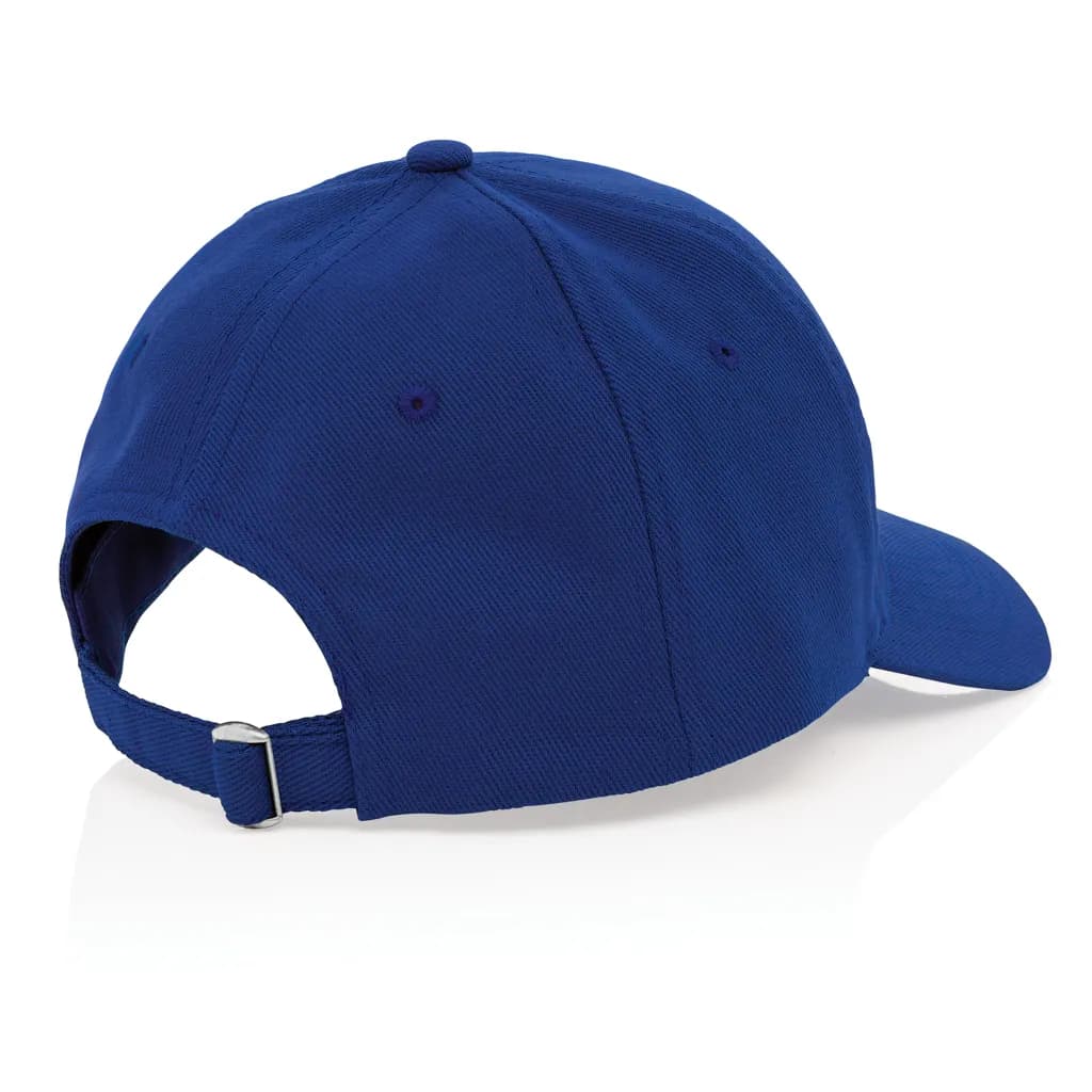Impact 6 Panel Kappe aus 280gr rCotton mit AWARE™ Tracer - blau