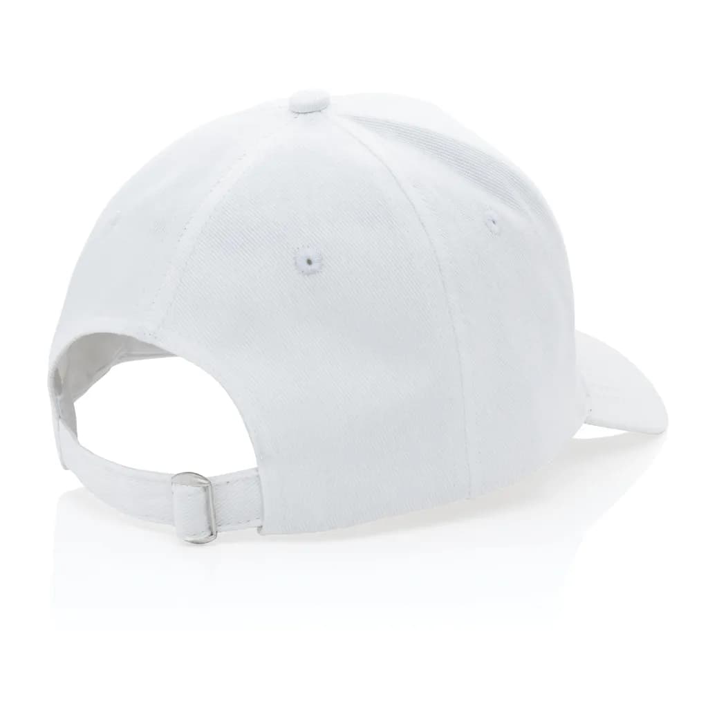 Impact 5 Panel Kappe aus 280gr rCotton mit AWARE™ Tracer - weiß