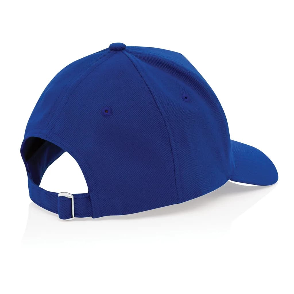 Impact 5 Panel Kappe aus 280gr rCotton mit AWARE™ Tracer - blau