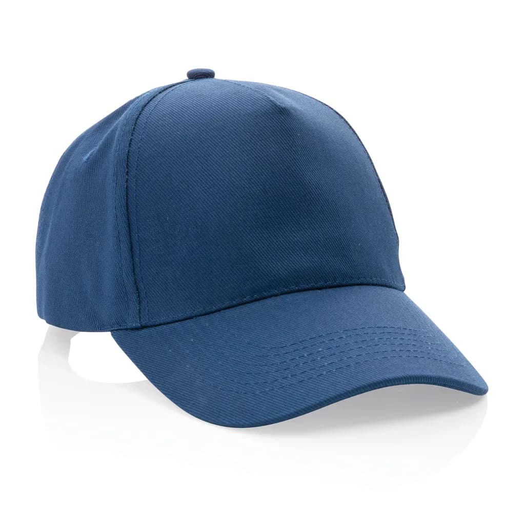 Impact 5 Panel Kappe aus 280gr rCotton mit AWARE™ Tracer - navy blau