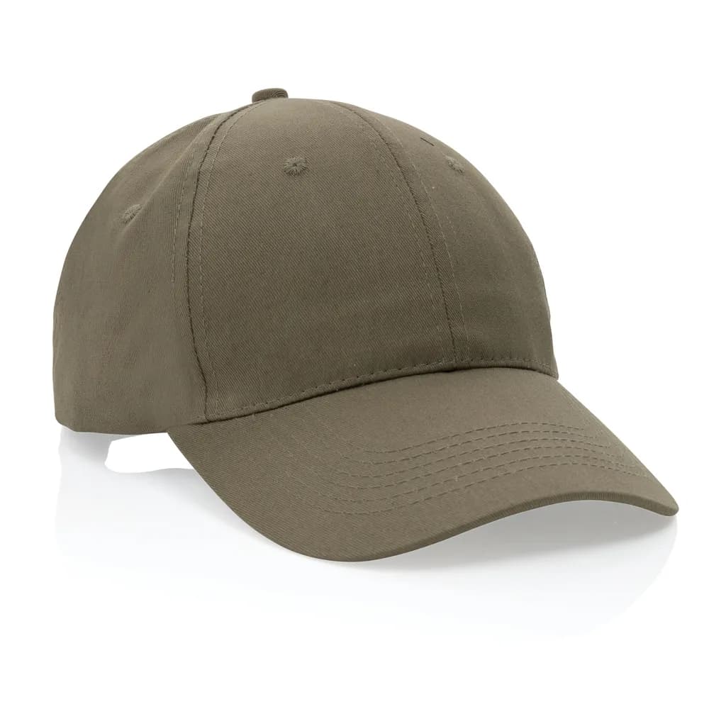 Impact 6 Panel Kappe aus 190gr rCotton mit AWARE™ Tracer - grün