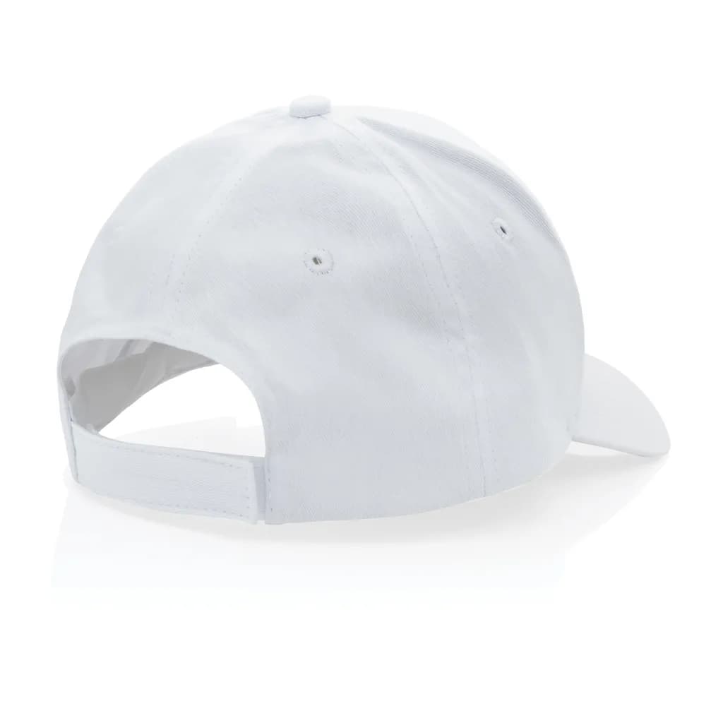 Impact 5 Panel Kappe aus 190gr rCotton mit AWARE™ Tracer - weiß