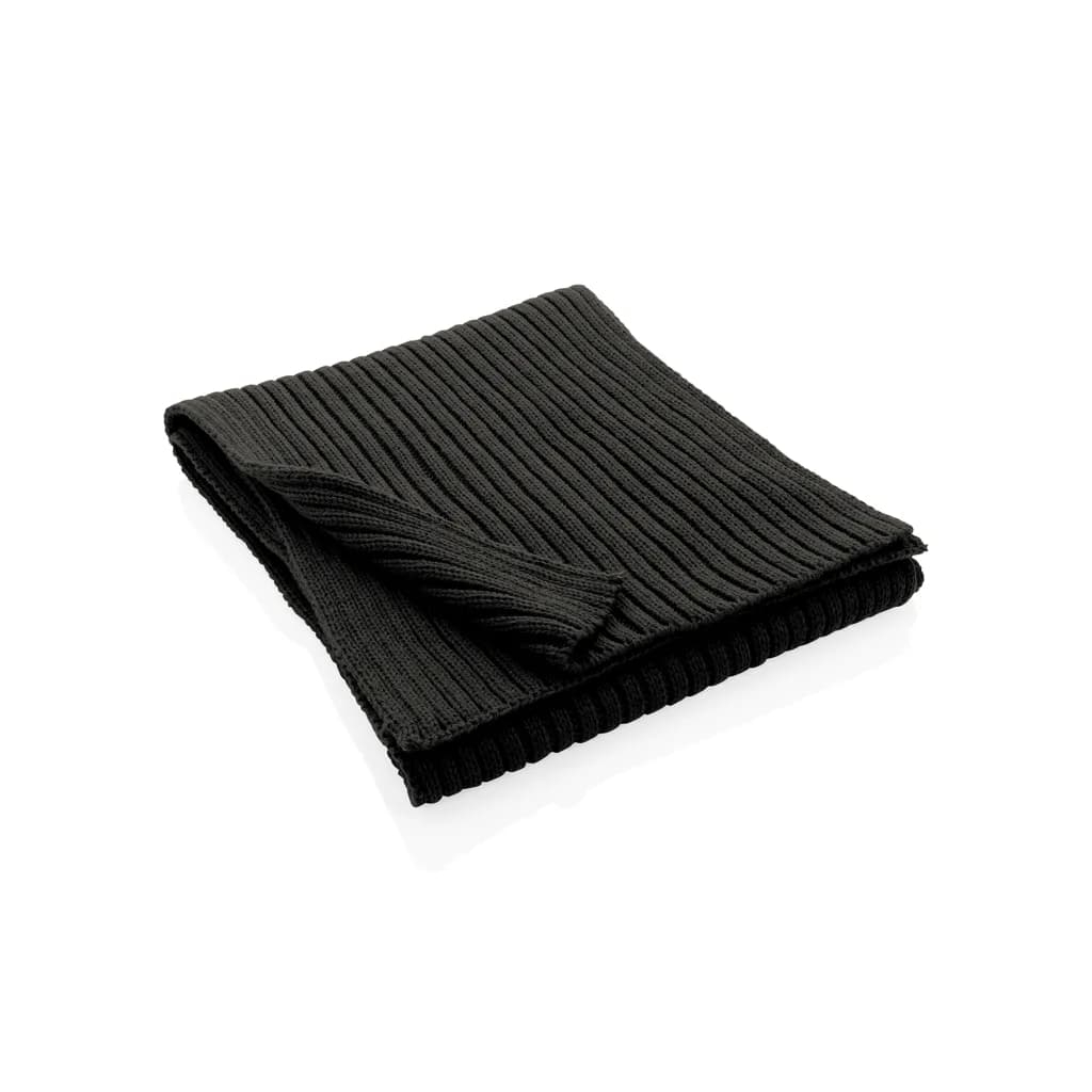 Impact AWARE™ Polylana® Strickschal 180x25cm - schwarz