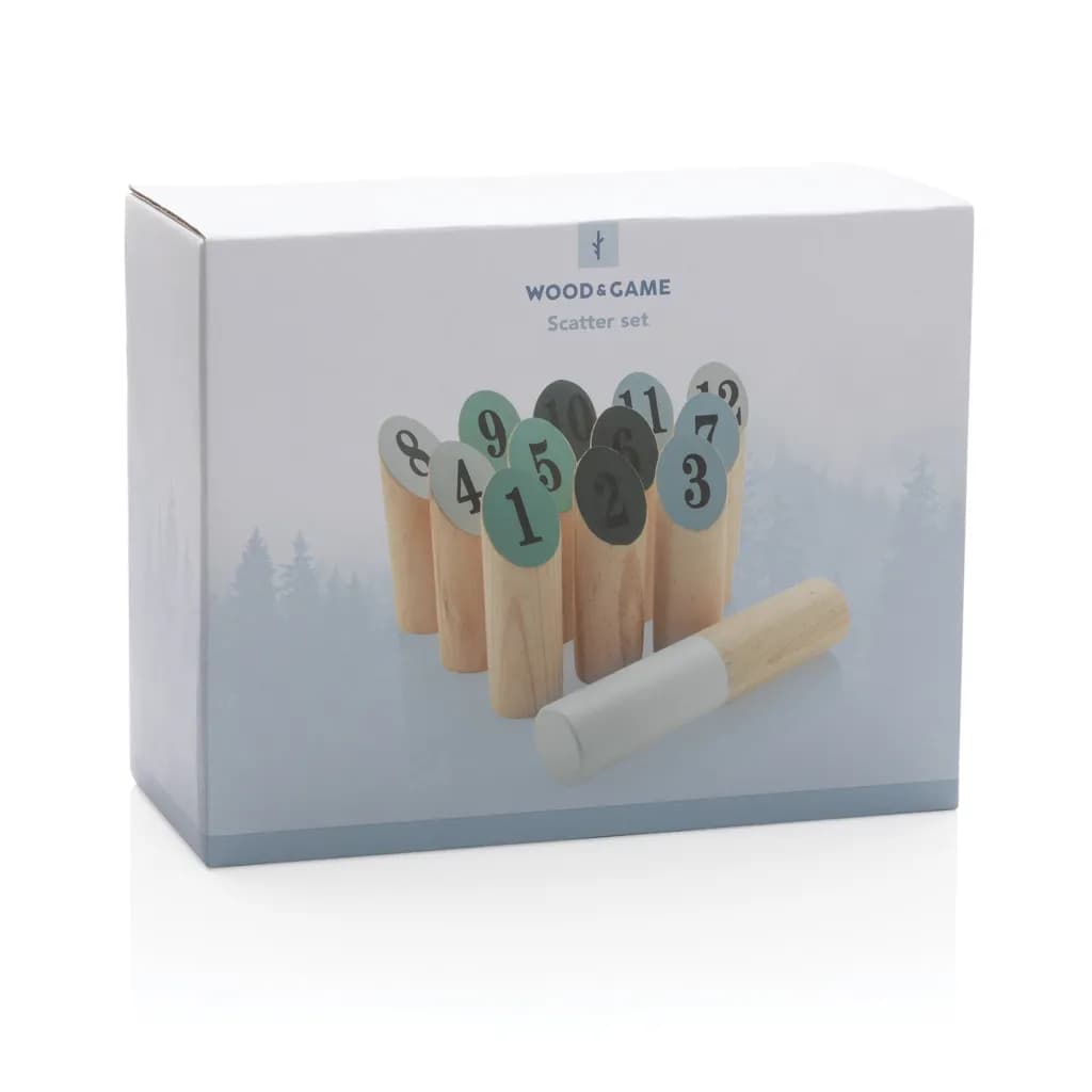 Wurfspiel aus Holz - braun