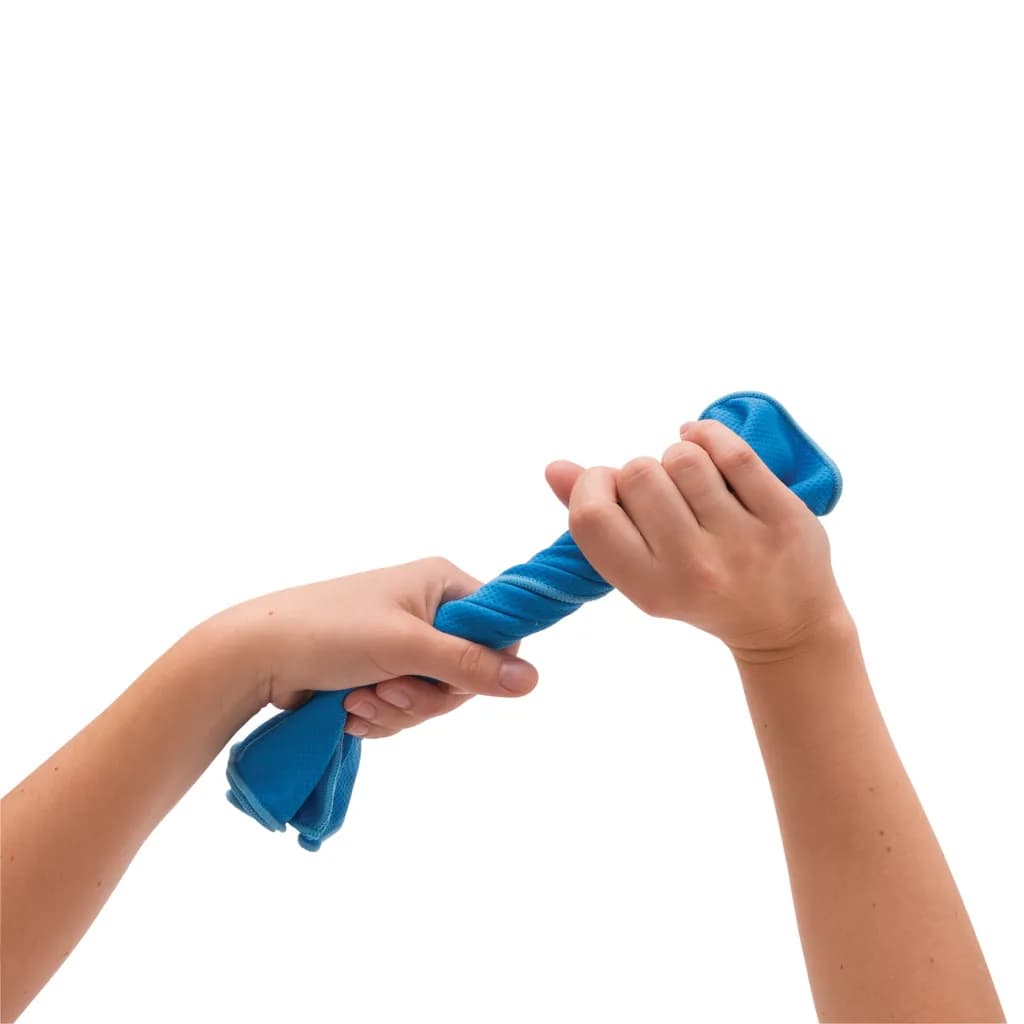 Kühlhandtuch - blau