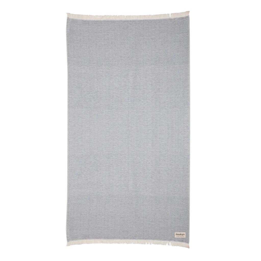 Ukiyo Hisako AWARE™ Four Seasons Handtuch/Decke 100x180cm - navy blau