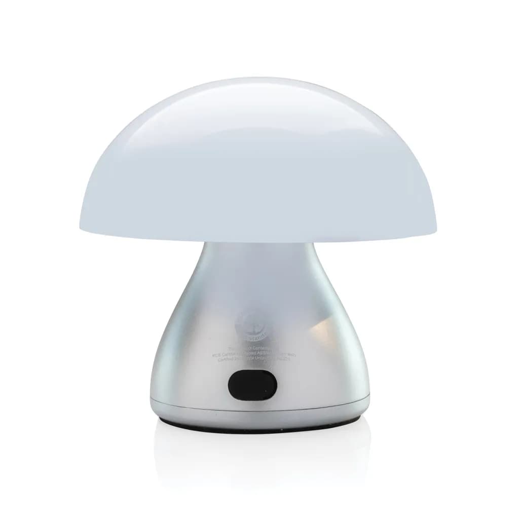 Luming wiederaufladbare USB-Tischlampe aus RCS Kunststoff - grau