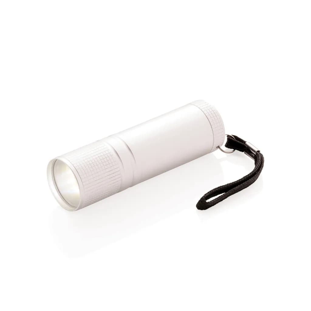 COB Taschenlampe - silber
