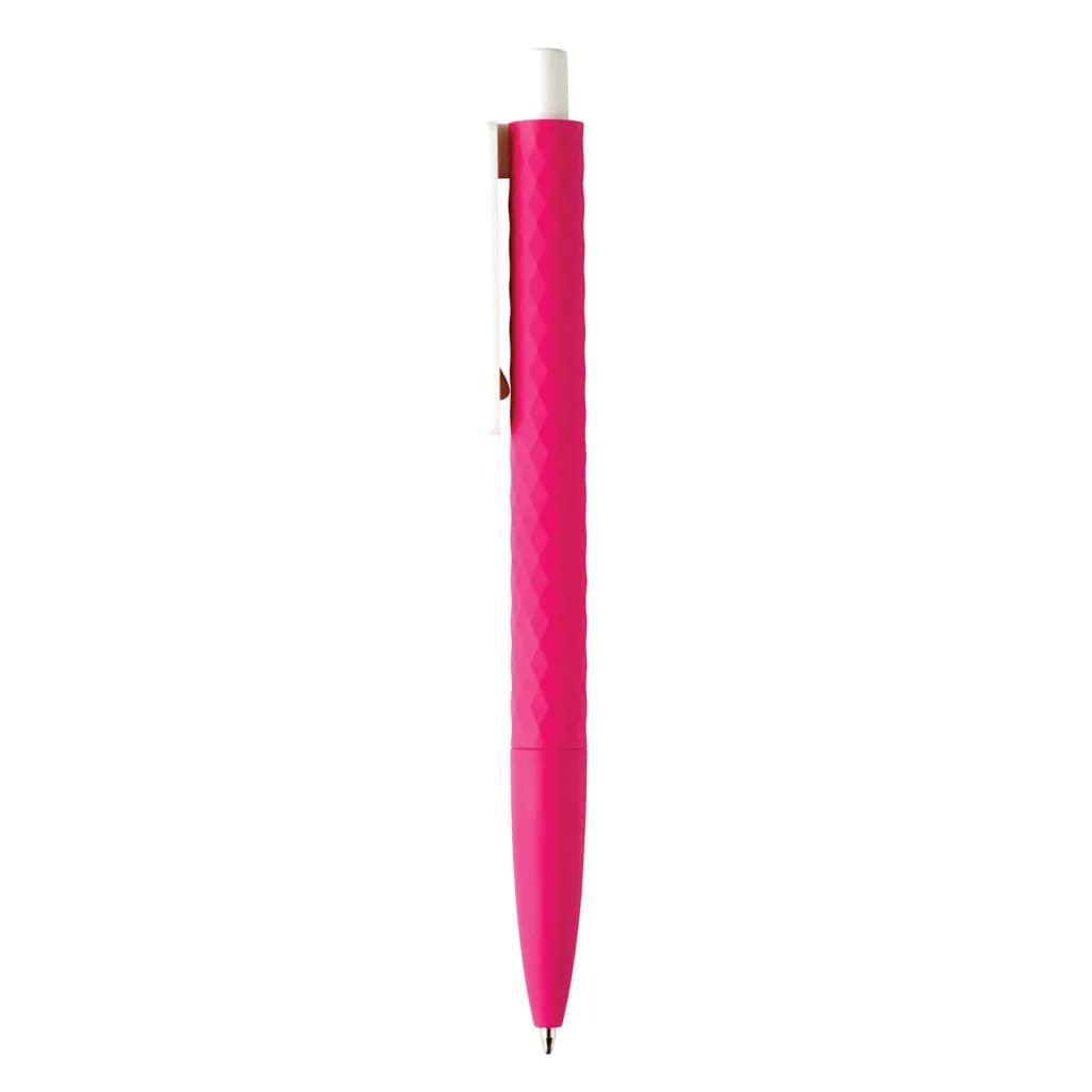 X3-Stift mit Smooth-Touch aus RCS recyceltem ABS - rosa