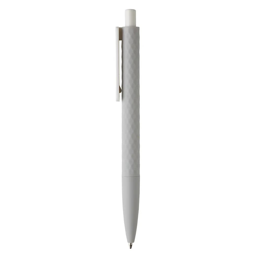 X3-Stift mit Smooth-Touch aus RCS recyceltem ABS - grau