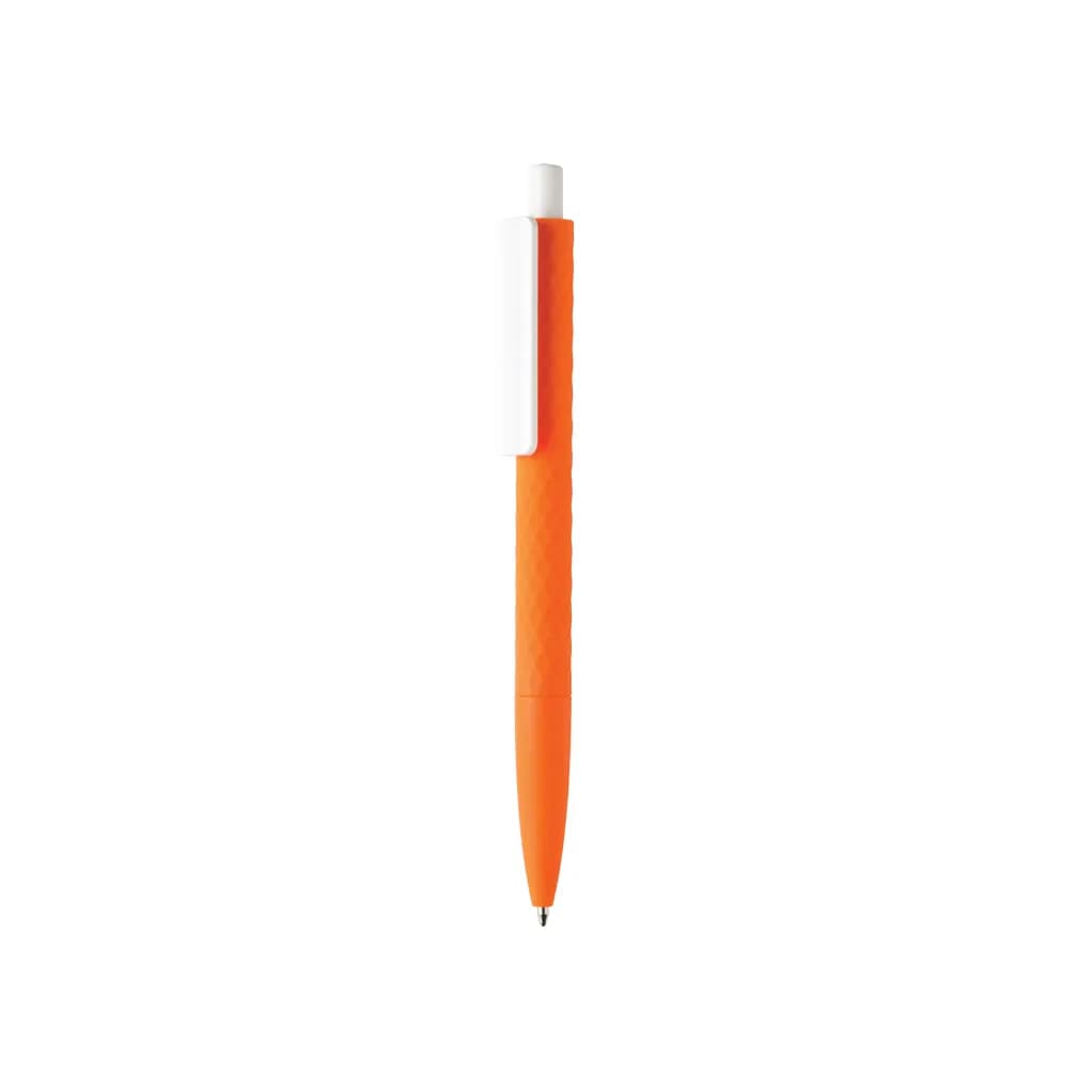 X3-Stift mit Smooth-Touch aus RCS recyceltem ABS - orange