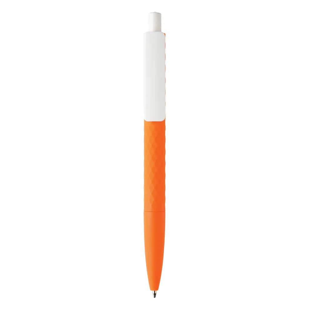 X3-Stift mit Smooth-Touch aus RCS recyceltem ABS - orange