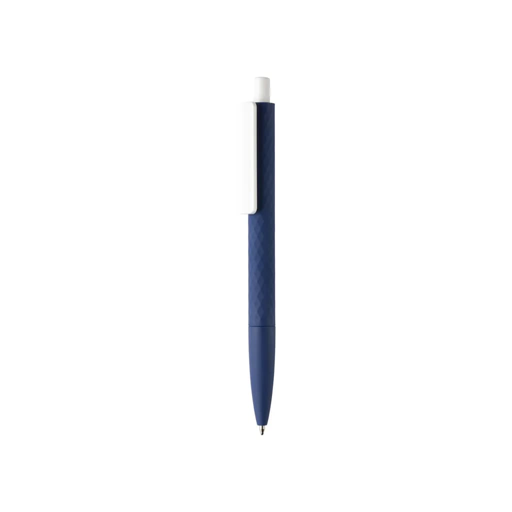 X3-Stift mit Smooth-Touch aus RCS recyceltem ABS - navy blau
