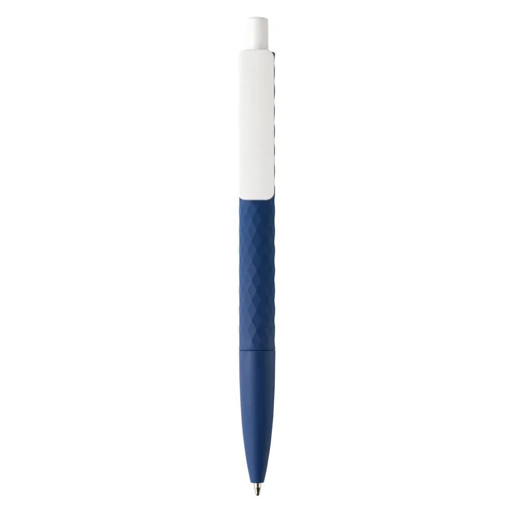 X3-Stift mit Smooth-Touch aus RCS recyceltem ABS - navy blau