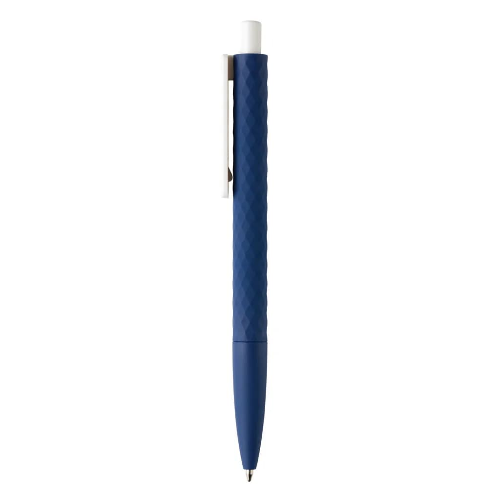 X3-Stift mit Smooth-Touch aus RCS recyceltem ABS - navy blau