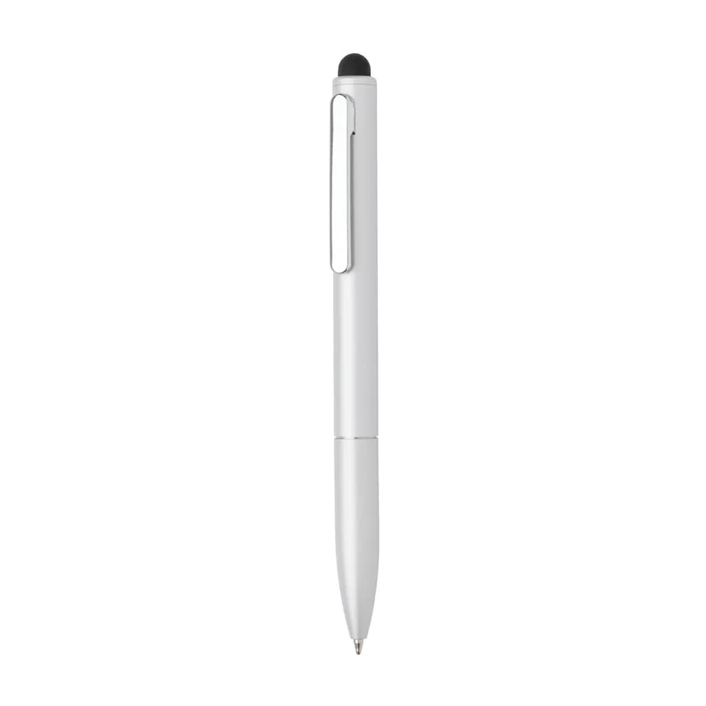 Kymi Stift mit Stylus aus RCS recyceltem Aluminum - silber