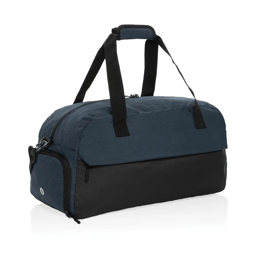 Kazu AWARE™ RPET Weekend-Duffel-Bag - blau