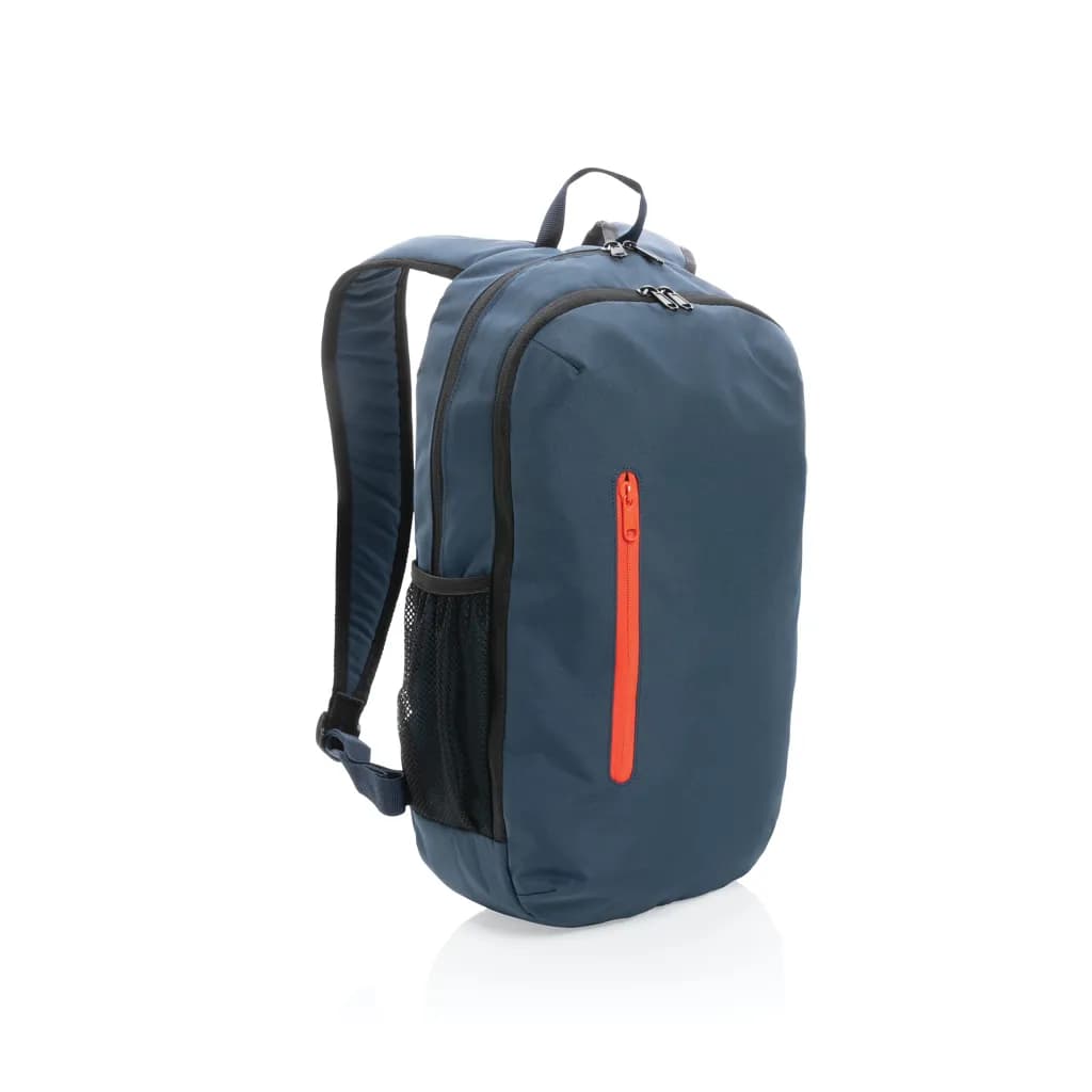 Impact AWARE™ 300D RPET Casual Rucksack - navy blau