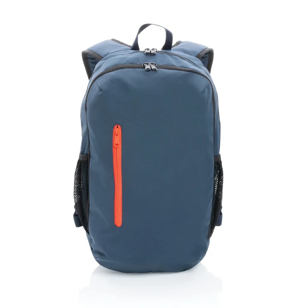 Impact AWARE™ 300D RPET Casual Rucksack - navy blau