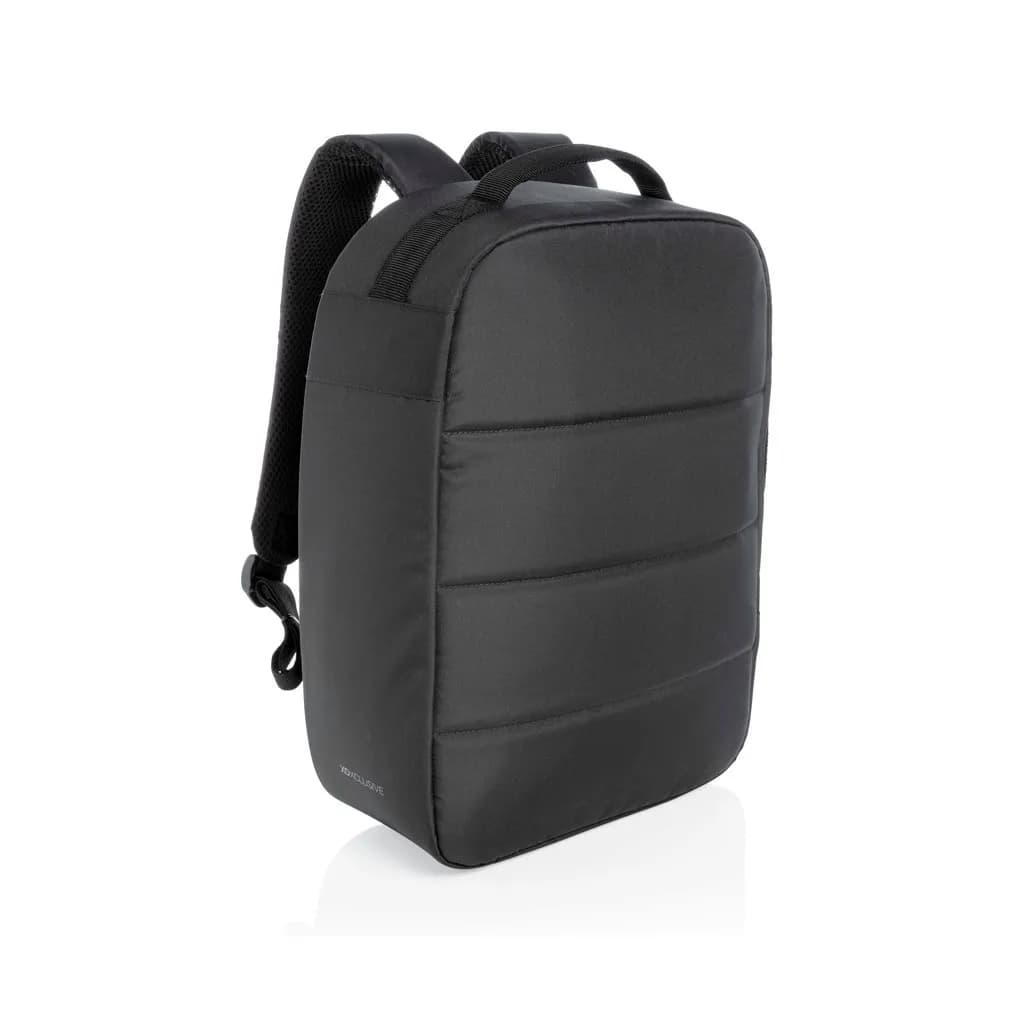 Impact AWARE™ RPET Anti-Diebstahl 15,6 Laptop-Rucksack - schwarz