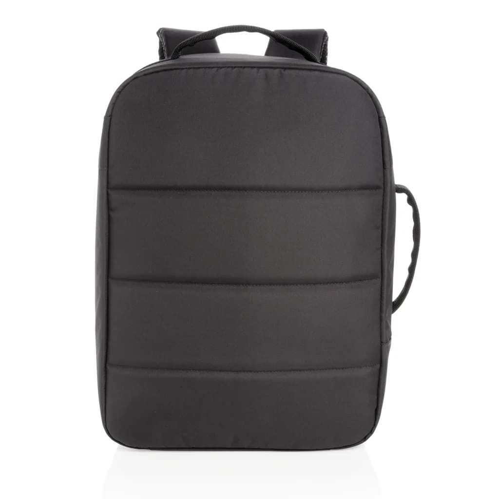 Impact AWARE™ RPET Anti-Diebstahl 15,6 Laptop-Rucksack - schwarz