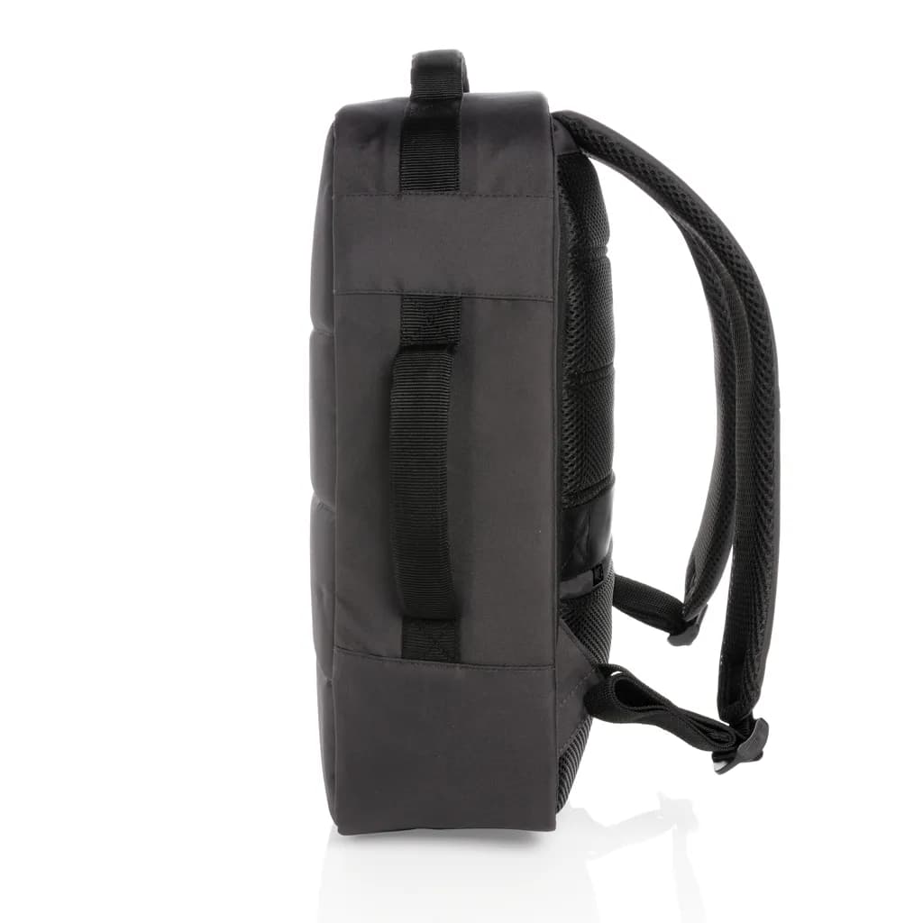 Impact AWARE™ RPET Anti-Diebstahl 15,6 Laptop-Rucksack - schwarz