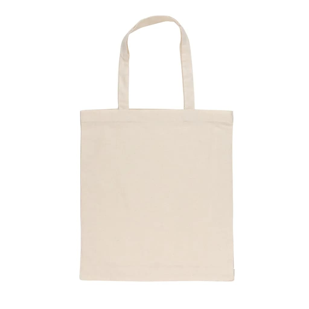 Impact AWARE™ recycelte Baumwolltasche 145gr mit Boden - off white