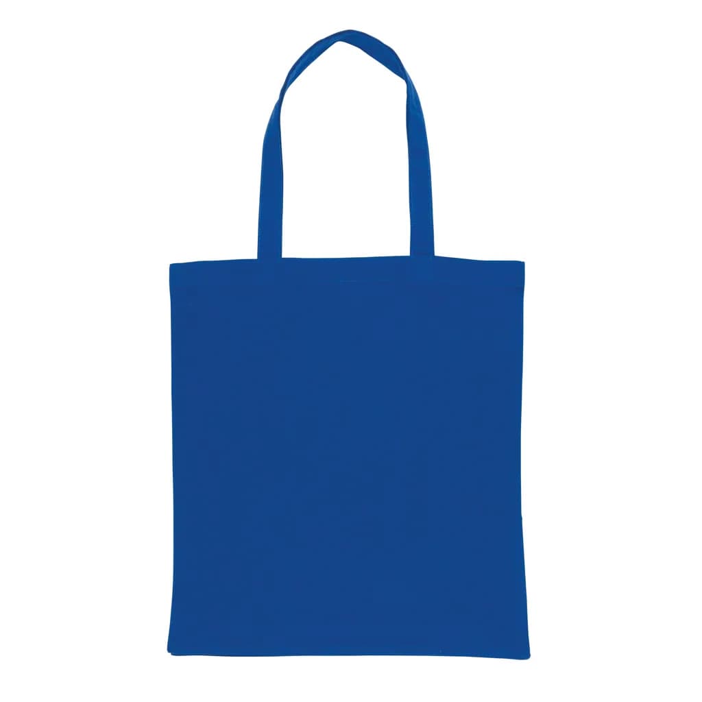 Impact AWARE™ recycelte Baumwolltasche 145gr mit Boden - blau