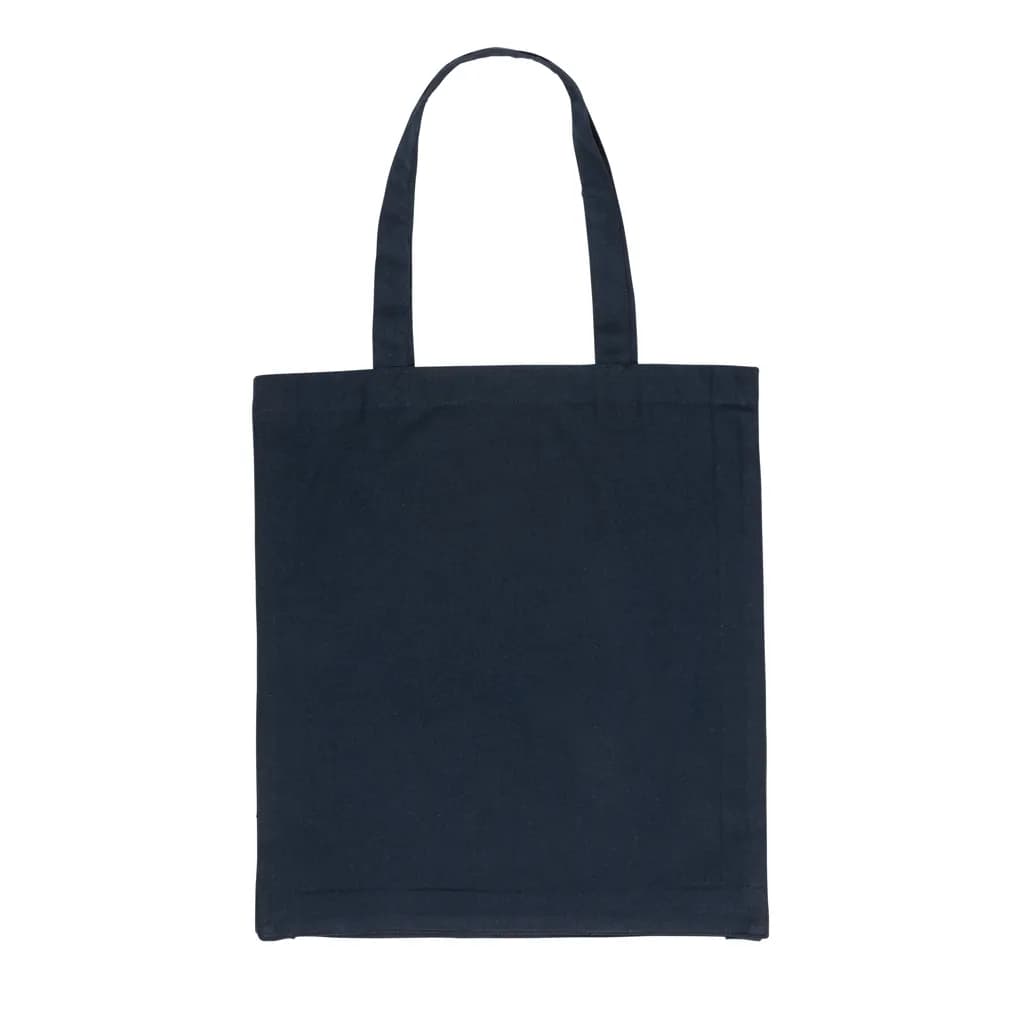 Impact AWARE™ recycelte Baumwolltasche 145gr mit Boden - navy blau