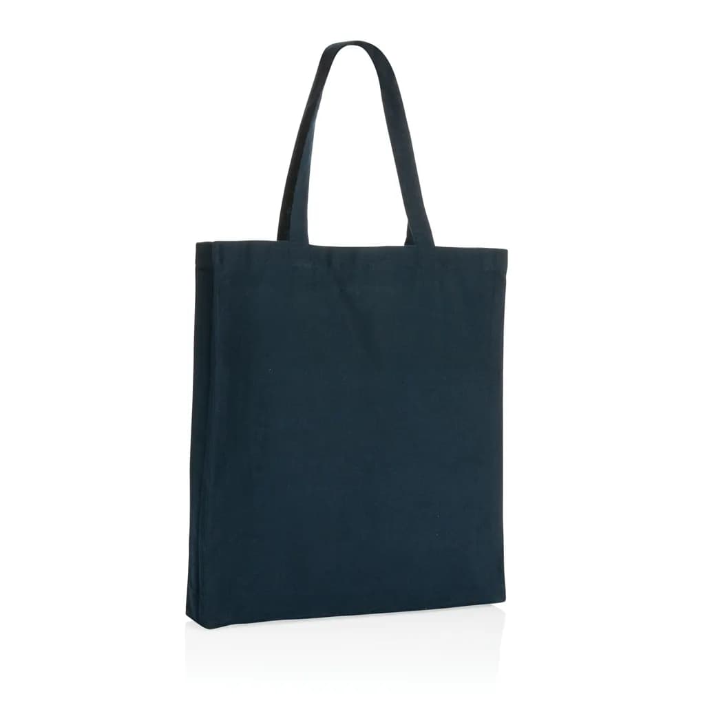 Impact AWARE™ recycelte Baumwolltasche 145gr mit Boden - navy blau
