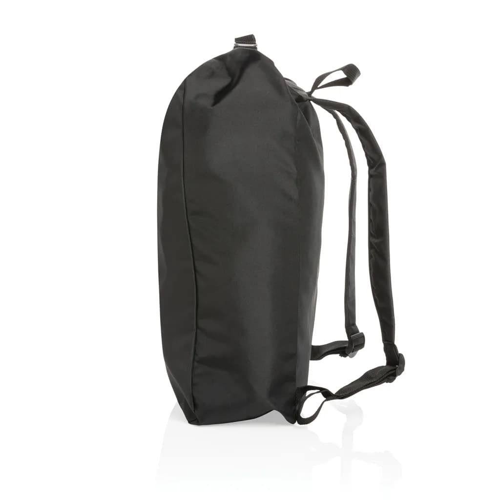 Impact AWARE™ RPET Basic Rolltop-Rucksack - schwarz