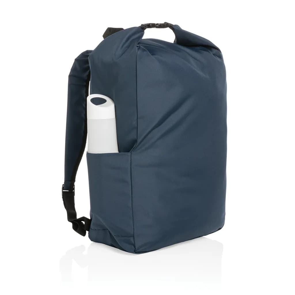 Impact AWARE™ RPET Basic Rolltop-Rucksack - navy blau