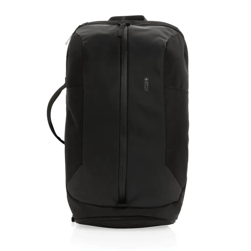 Swiss Peak AWARE™ RPET 15.6 Work & Gym Rucksack - schwarz